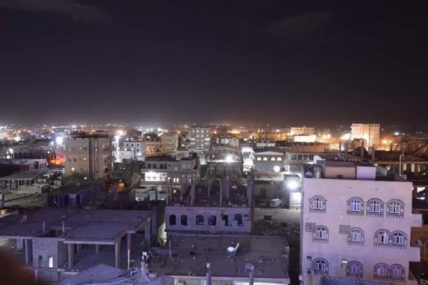 مدينة مأرب ليلا 