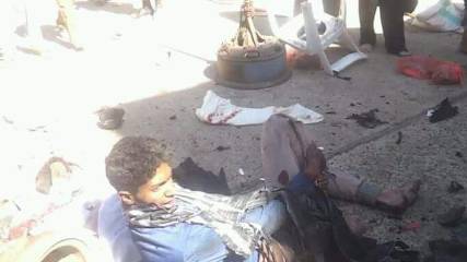 تفجير يقتل ثلاثة أشخاص بسوق شعبي في إب