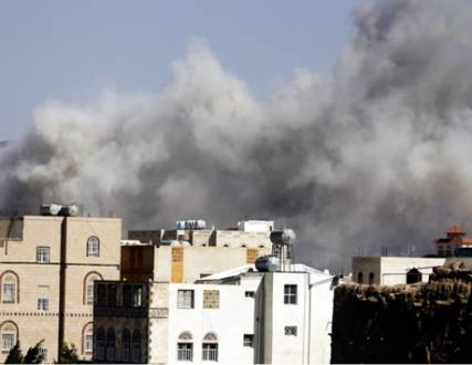 الطيران يقصف مواقع للمليشيا في أماكن متفرقة بتعز
