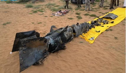 موقع سعودي ينشر صور الصاروخ الروسي الذي اطلقه الحوثيون فجراَ في إتجاه جازان واعترضته الدفاعات السعودية