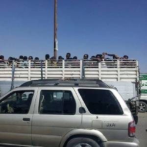 إحباط محاولة تهريب 47 أفريقيا كانوا في طريقهم إلى صعدة