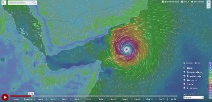 توقعات بتأثيرات تدميرية في حضرموت والمهرة وسقطرى بسبب شابالا