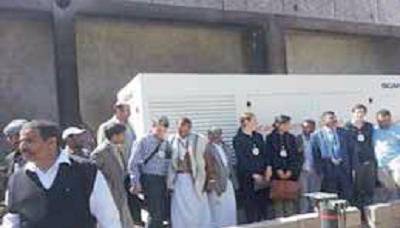 مولد كهربائي من الصليب الأحمر لإصلاحية مركزي صنعاء