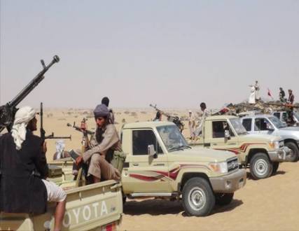 التحالف يدمر أسلحة الانقلابيين في مأرب