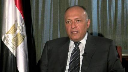 وزير خارجية مصر: أزمة اليمن داخلية ولن تؤثر على حركة الملاحة بقناة السويس