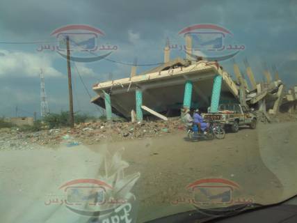 مندب برس ينشر مجموعة صور تظهر أثار الحرب عبر الخط الدولي اليمن - حرض - السعودية 