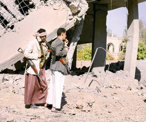 التحالف يدمر أسلحة المخلوع بمسقط رأسه